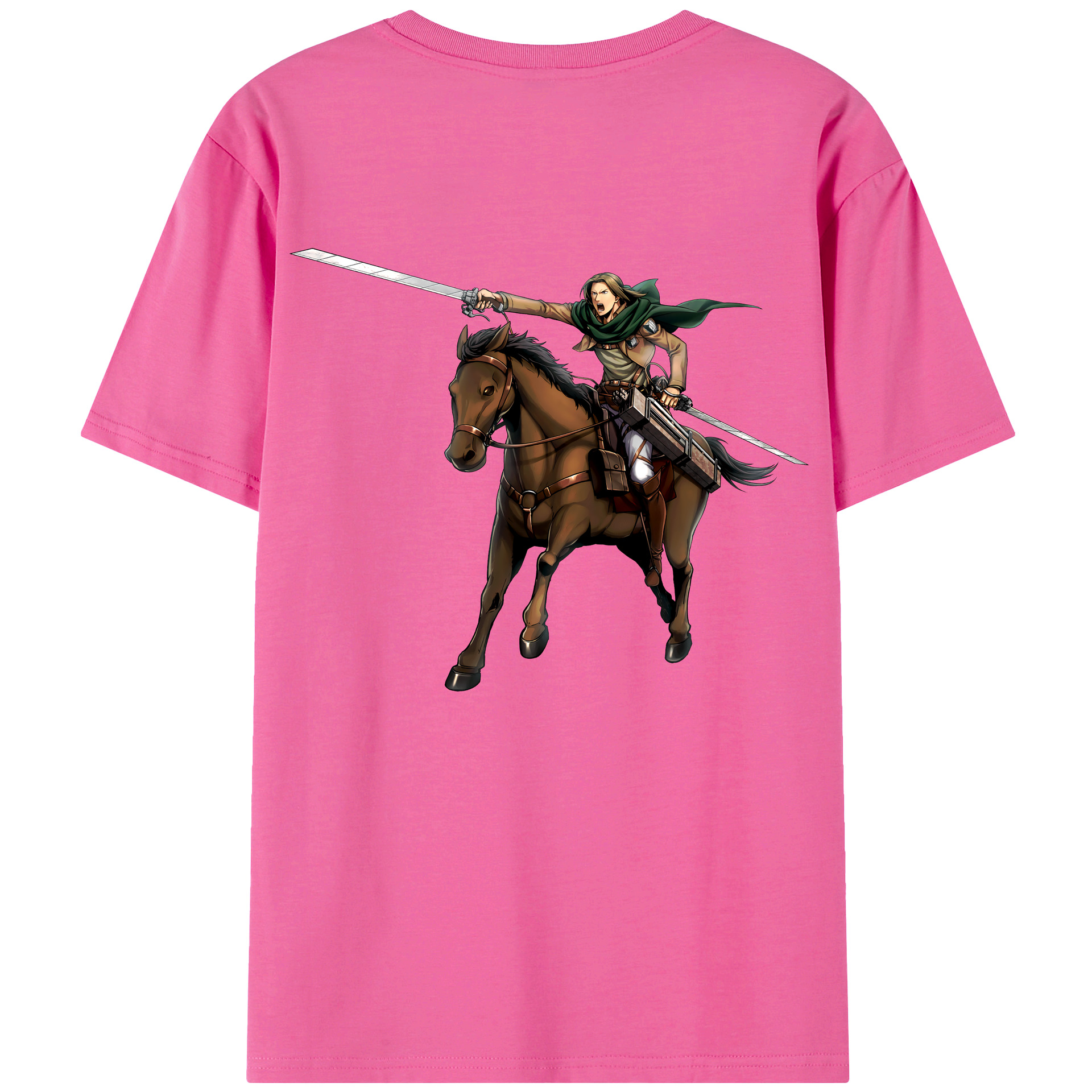 （画像用） 進撃の巨人 Attack on Titan レディース半袖Tシャツ(バックプリント)